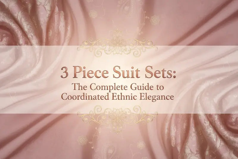 3 Piece Suit Sets: The Complete Guide to Coordinated Ethnic Elegance