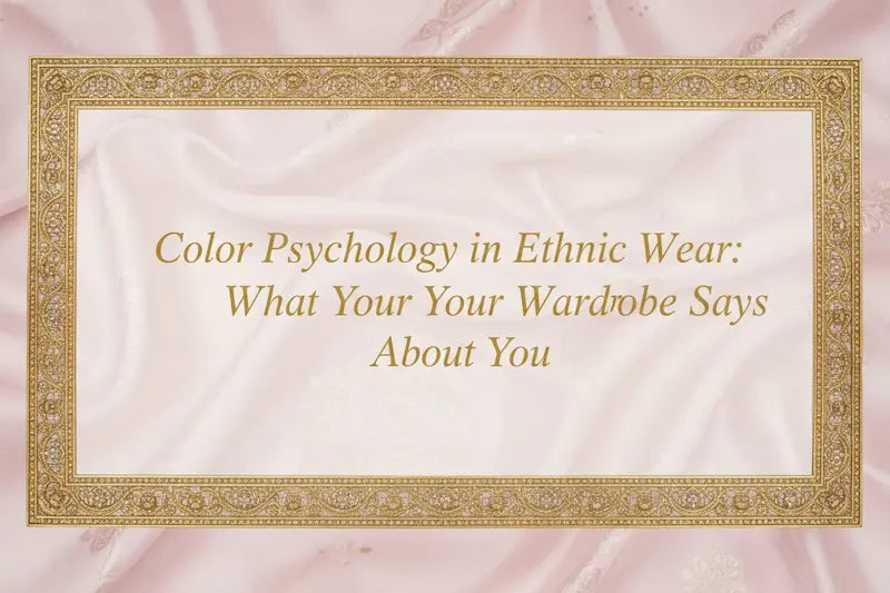 Color Psychology in Ethnic Wear: What Your Wardrobe Says About You