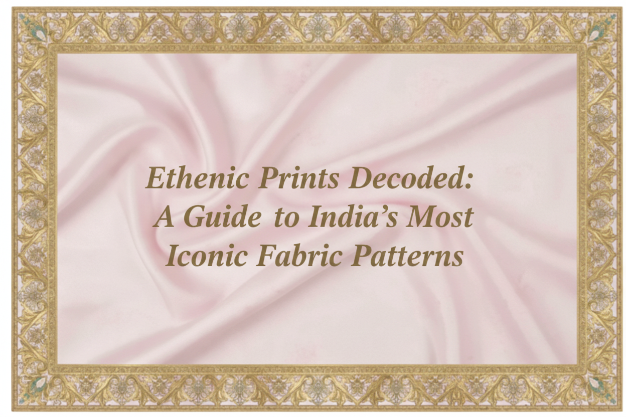 Ethnic Prints Decoded: A Guide to India's Most Iconic Fabric Patterns