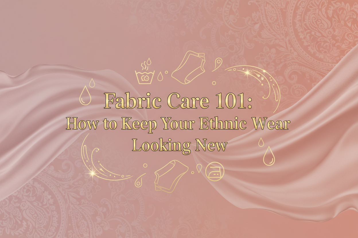 Fabric Care 101: How to Keep Your Ethnic Wear Looking New