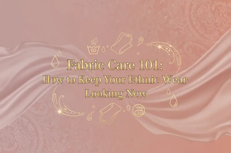 Fabric Care 101: How to Keep Your Ethnic Wear Looking New