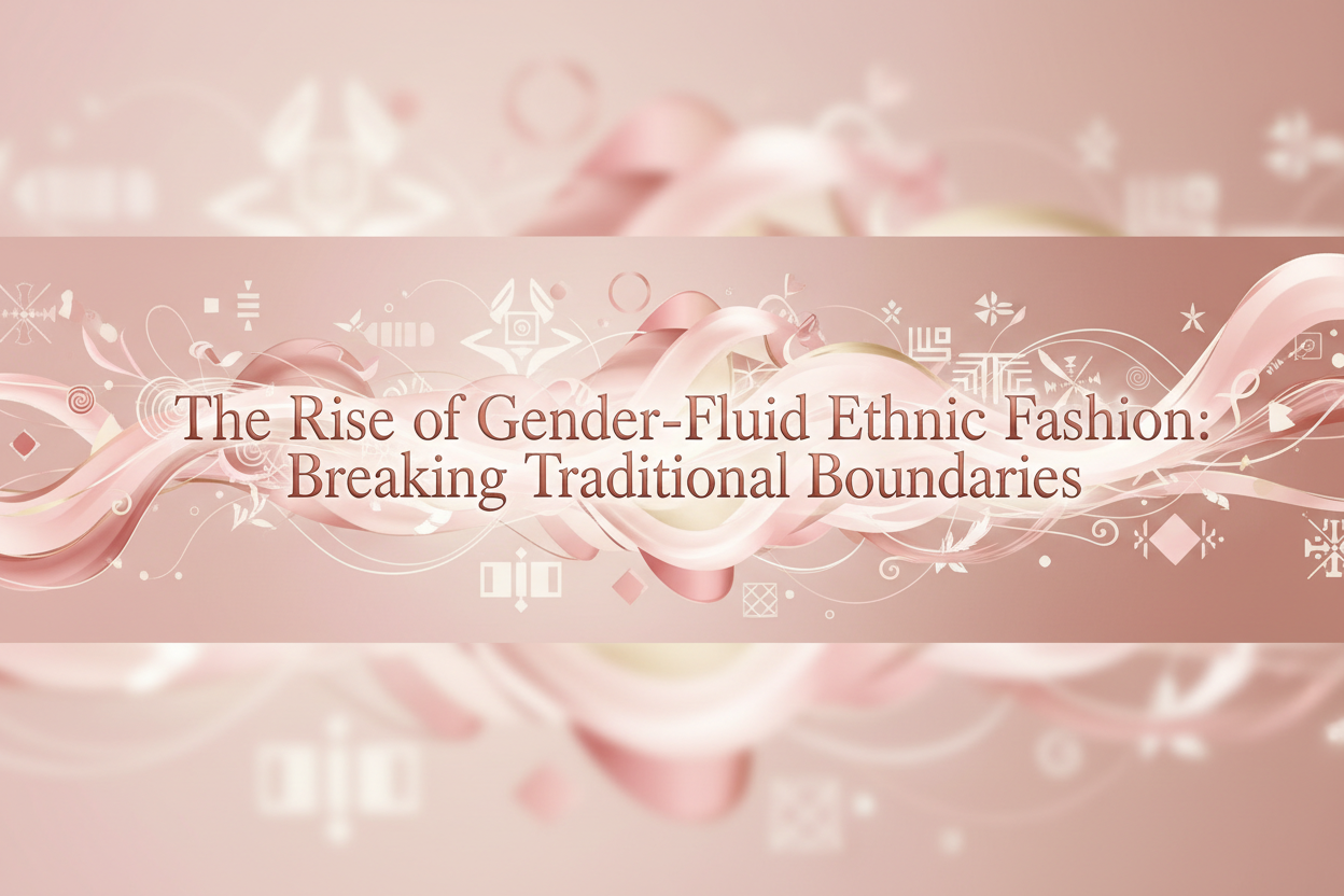 The Rise of Gender-Fluid Ethnic Fashion: Breaking Traditional Boundaries