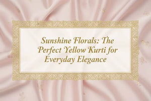 Sunshine Florals: The Perfect Yellow Kurti for Everyday Elegance