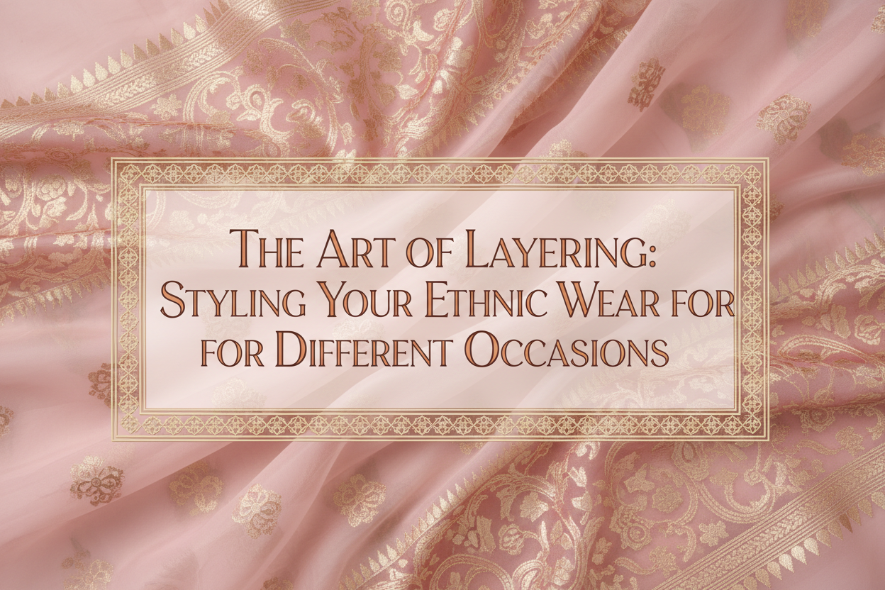 The Art of Layering: Styling Your Ethnic Wear for Different Occasions