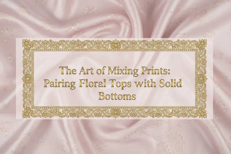 The Art of Mixing Prints: Pairing Floral Tops with Solid Bottoms