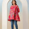 Rani Pink Paisley Angrakha Kurti