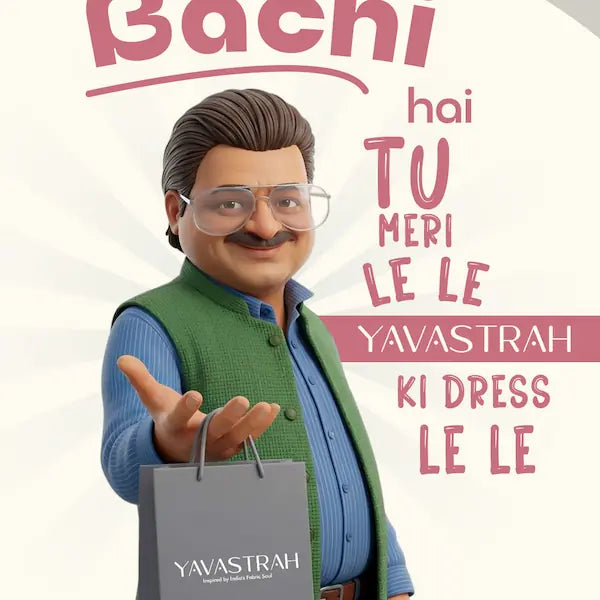 Animated character with text and Yavastrah branding